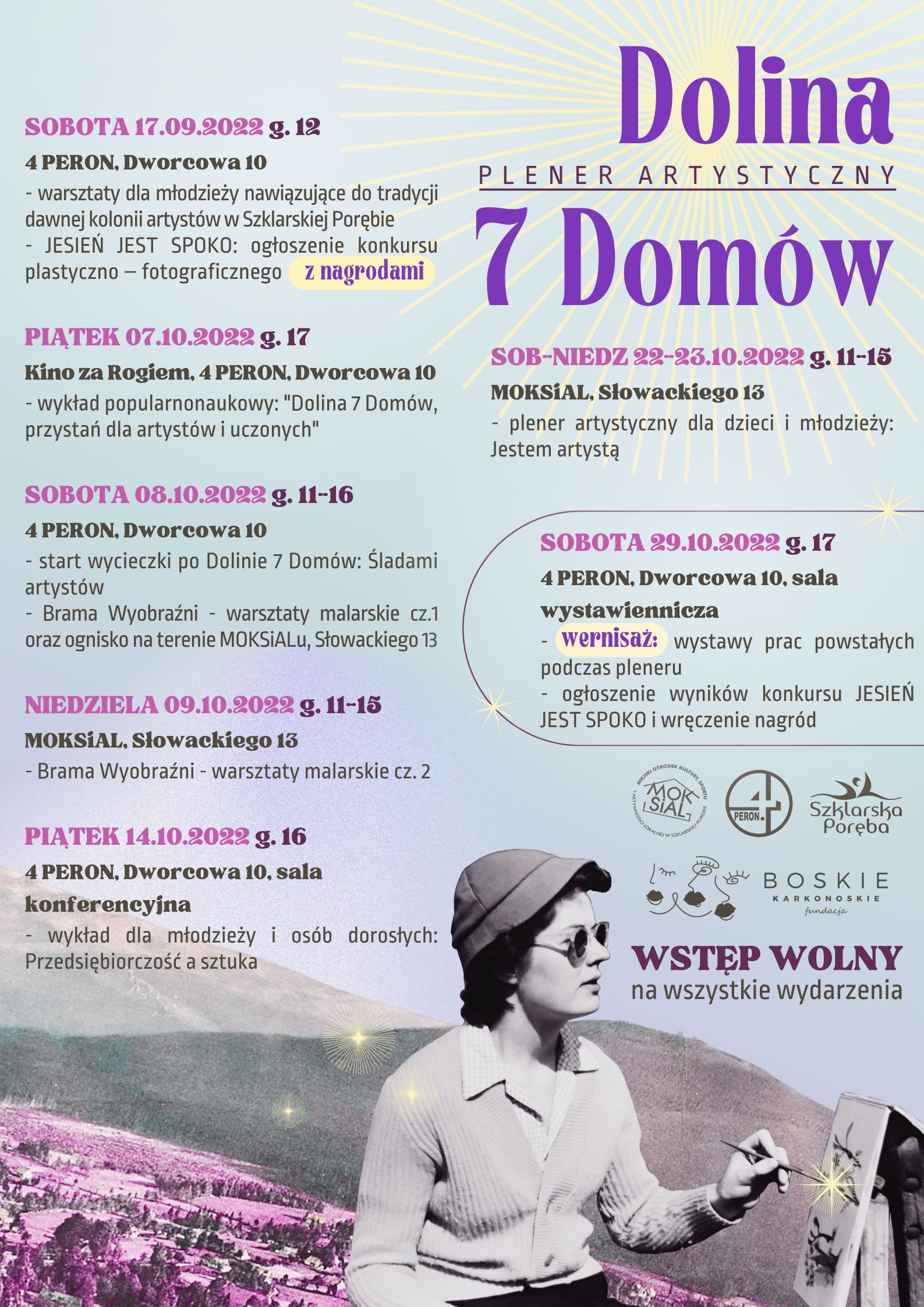 Plener artystyczny DOLINA SIEDMIU DOMÓW