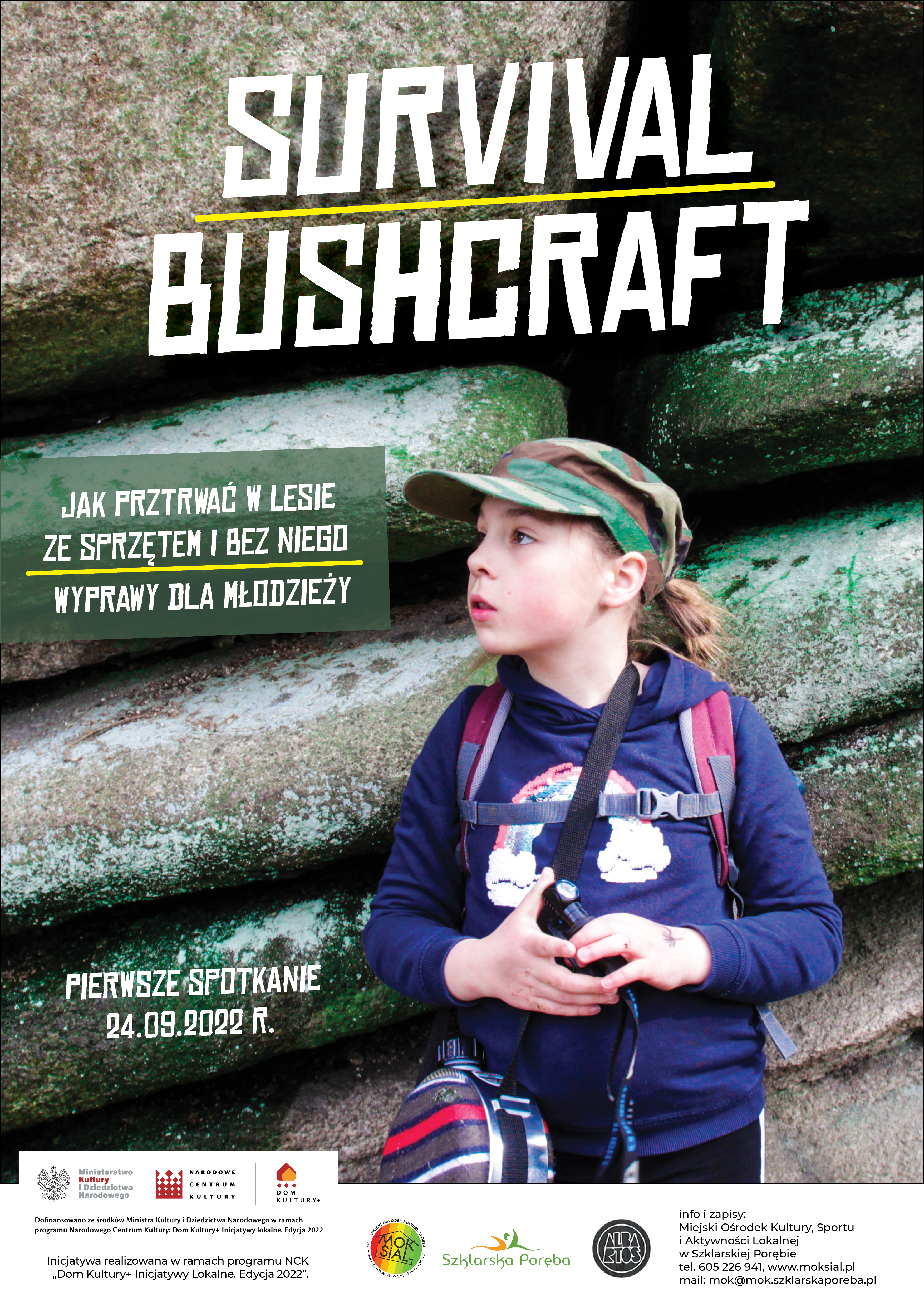 2022 24 09 bushcraft survival plakat