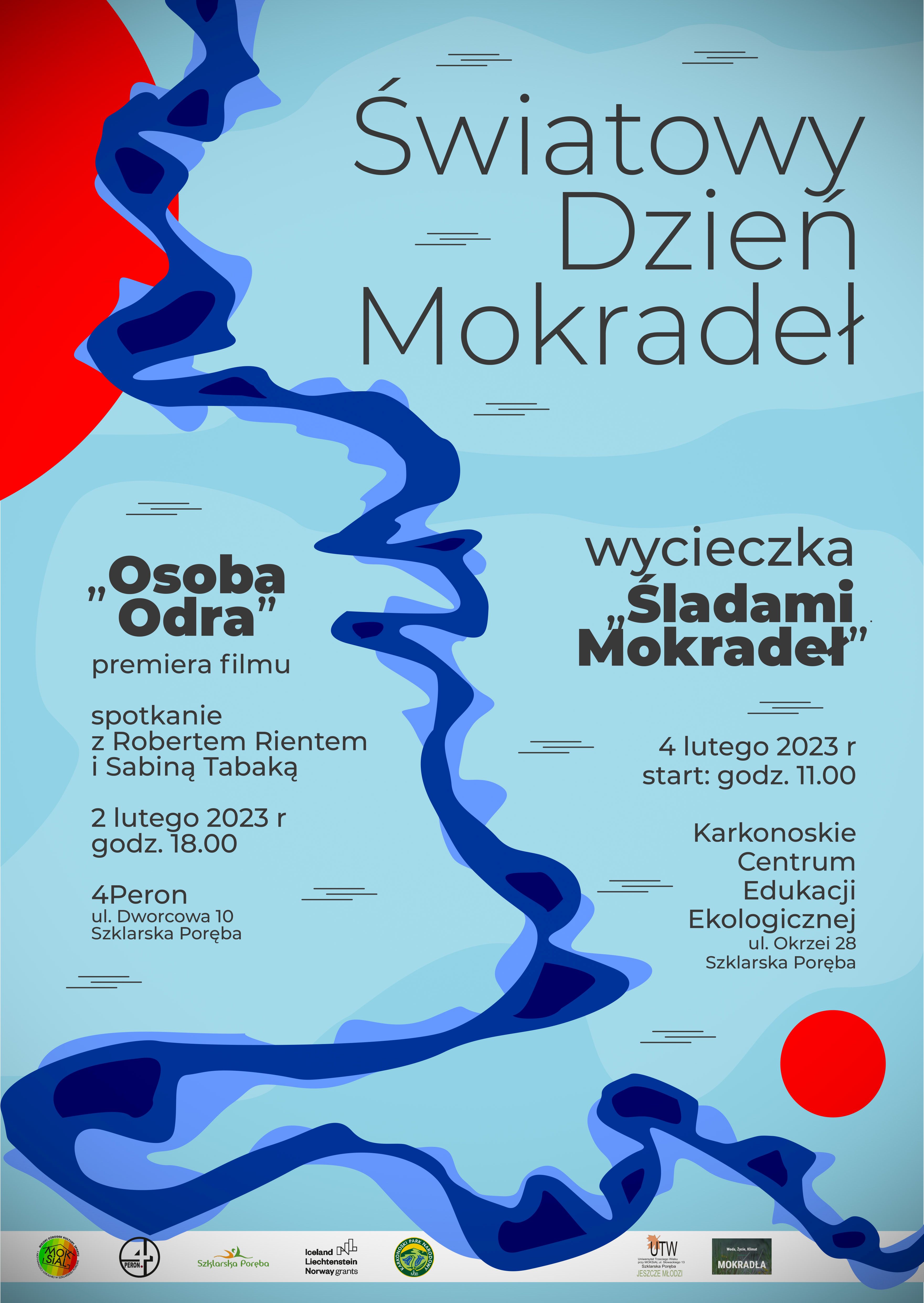 Osoba Odra śladami mokradeł